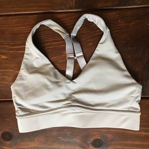 Fabletics Sports Bra - Dove Gray - Size S